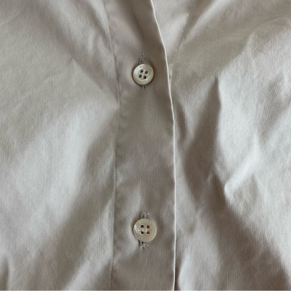 Authentic Vintage Gucci Classic Beige Fitted Style Button Down Shirt Size 38 - Picture 12 of 14